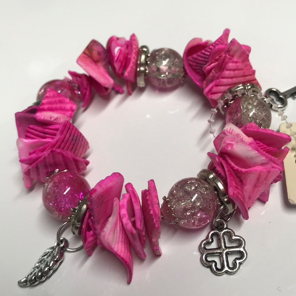 ⚜️Marysol Accessories Seashell Charm Bracelet!NWT!
